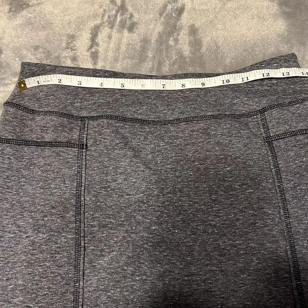 Athleta Gray Stretchy Skirt - Picture 2 of 5